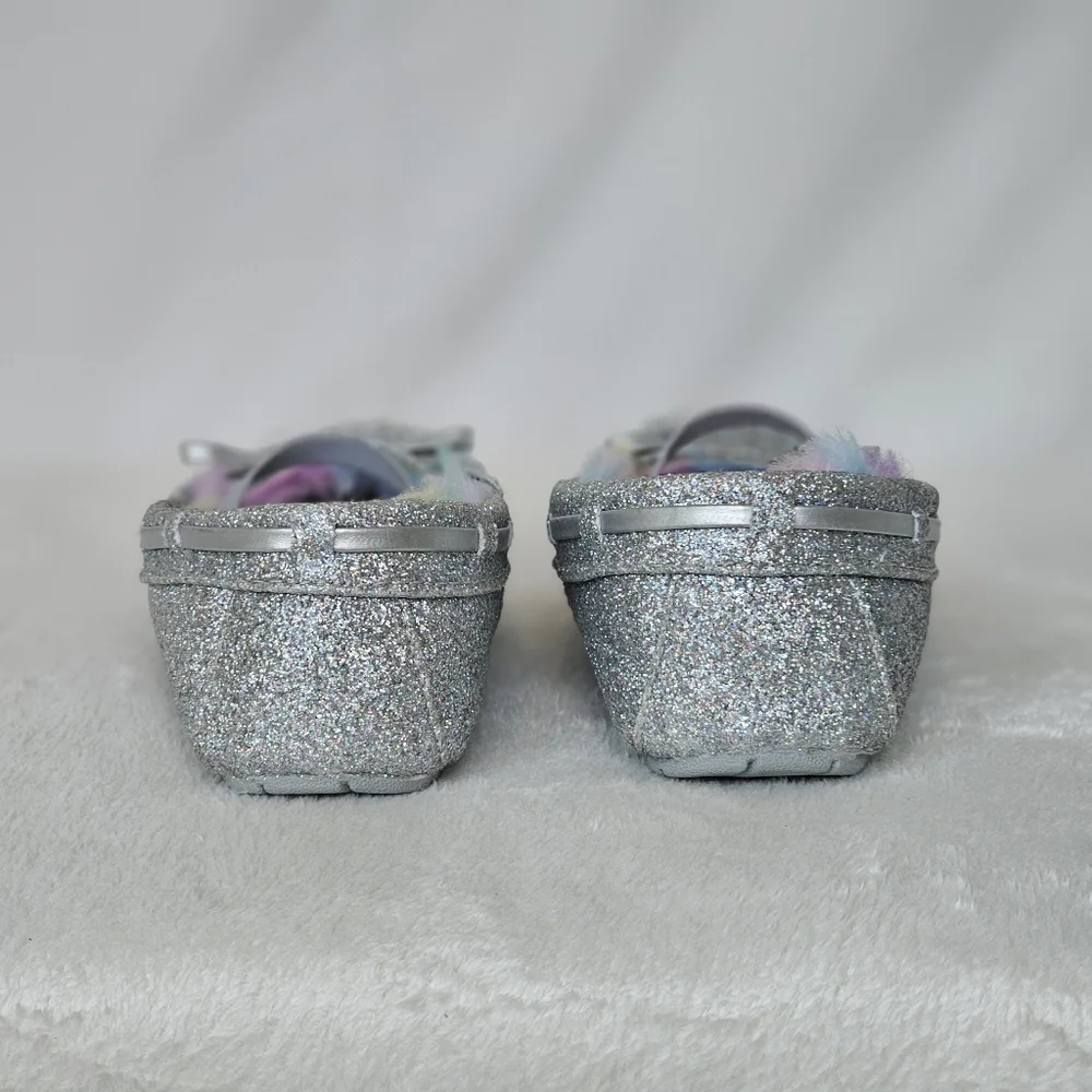 OLIVE & EDIE | Kid's Glitter Slip-On Moccasin